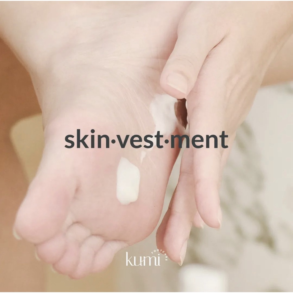 Kumi Satin Foot Cream / Pedicure / Foot Care / Krim Perawatan Kaki untuk Kaki Kering dan Pecah Pecah