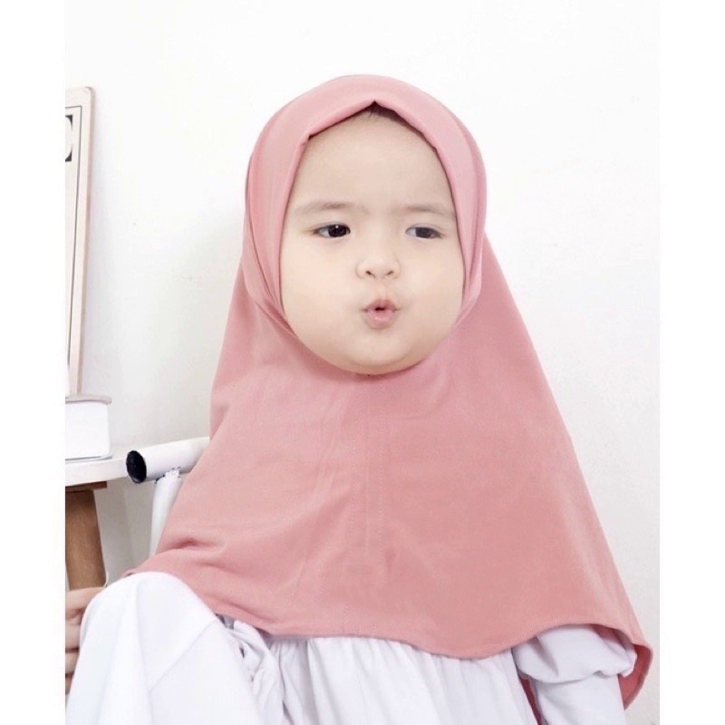 Clarissa Hijab Baby 1 - 3th / Jilbab Anak Basic Jersey TERMURAH