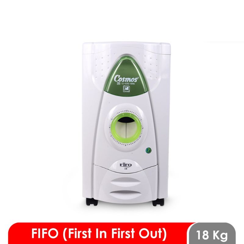 Rice Box / Tempat Penyimpanan Beras 18 Kg Cosmos Fifo 18
