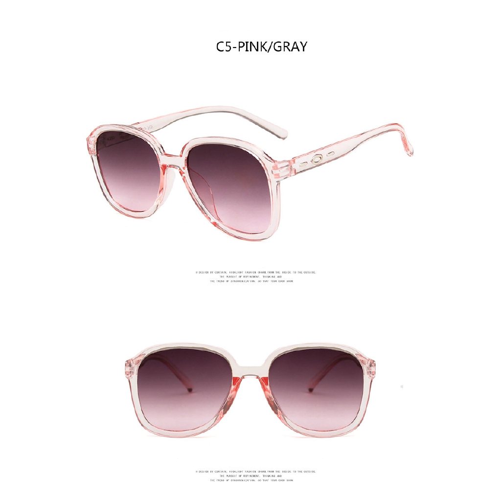 Korean fashion ins big frame retro sunglasses for men and women