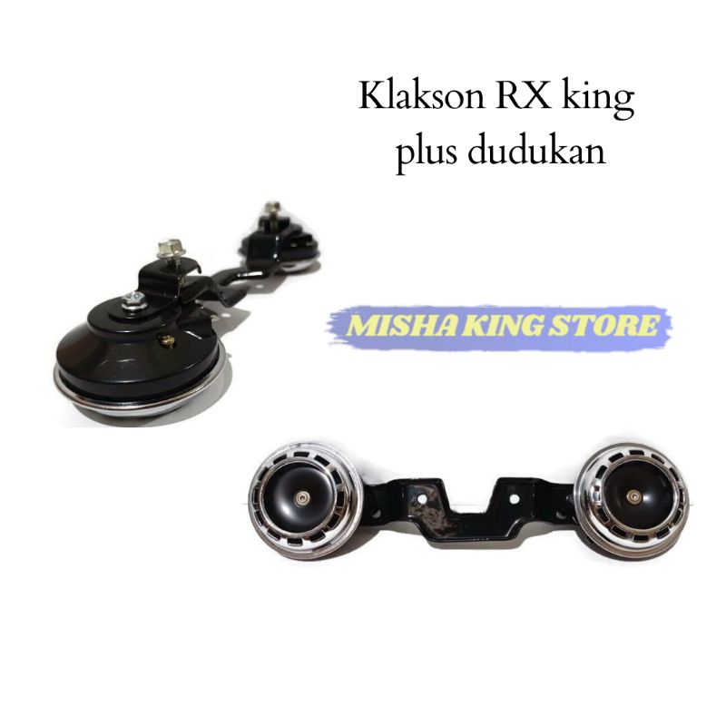 klakson rx king new set braket model ori