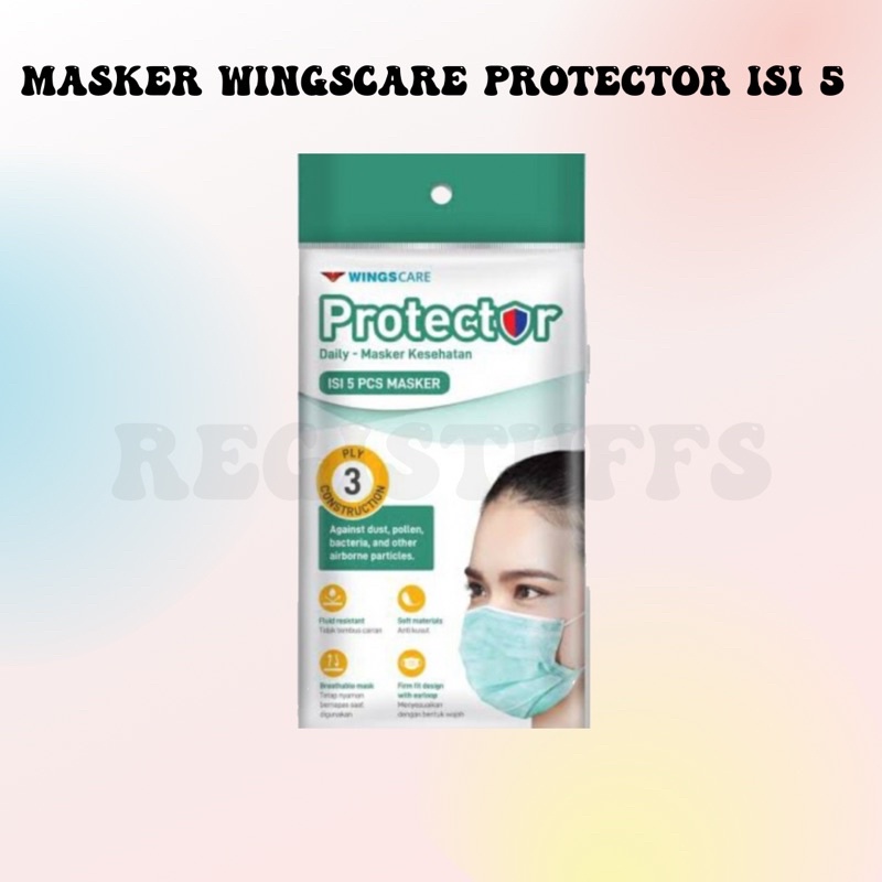 Masker Wingscare Protector isi 5pcs