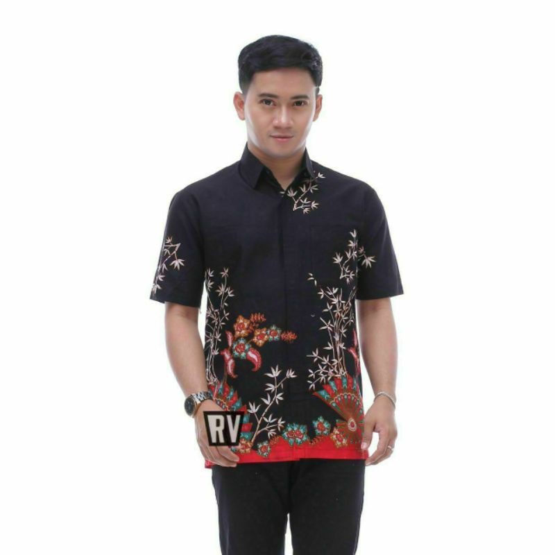 Maura Couple - Sania Ruffle Batik Couple Ori Ndoro Jowi DNT Garansi Termurah Shopee MERAK-BAJU NATAL-MOTIF 6 PRIA
