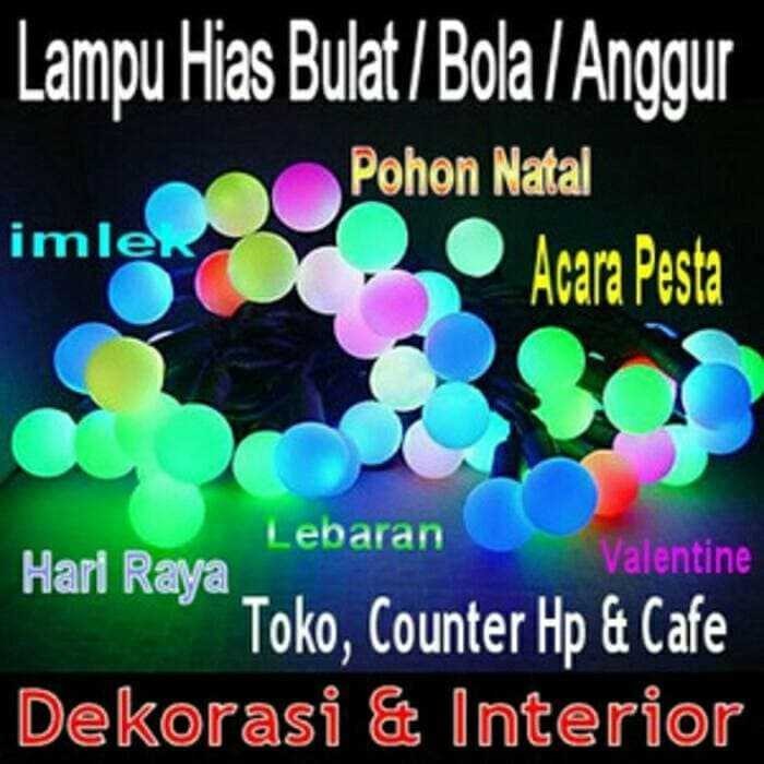 LAMPU TMBLR ANGGUR / LAMPU TMBLR 17 AGUSTUS / LAMPU TMBLR BUNGA / LAMPU HIAS NATAL / LED TWINKEL LED