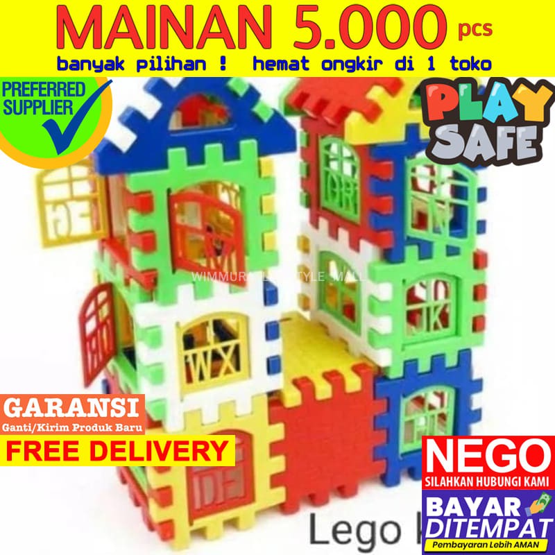  Mainan  Anak  1  Tahun  Laki Laki Cewek 4M0 Mainan  Lego Funny 