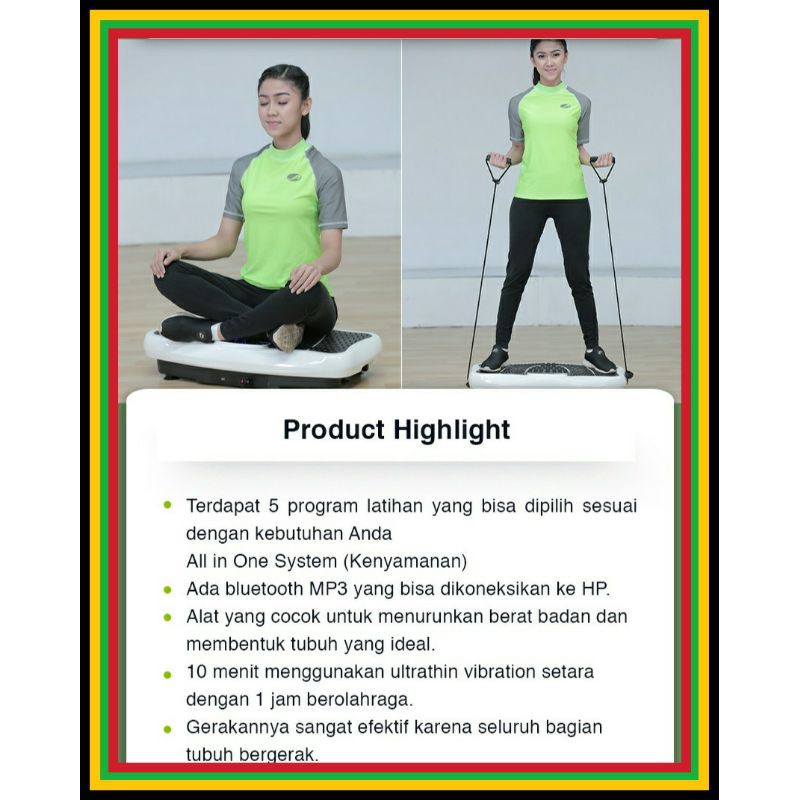 Hit Body Slimmer Alat Olahraga Getar Penghancur Lemak