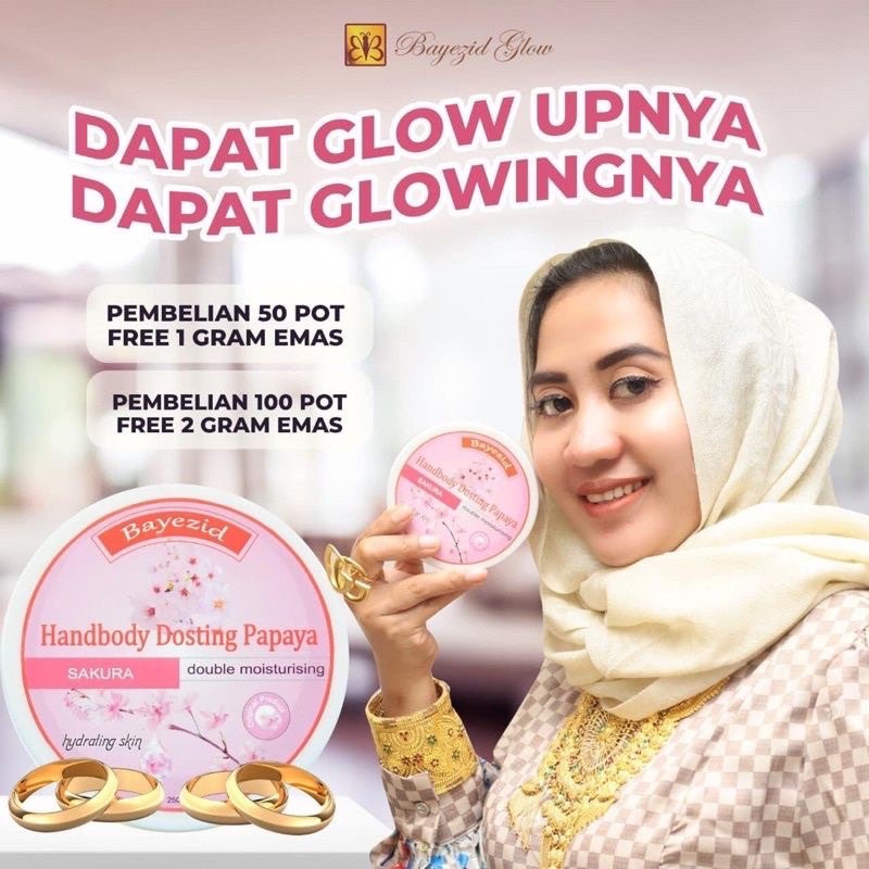 Ratu Glow Handbody Sakura Handbody Dosting Pepaya