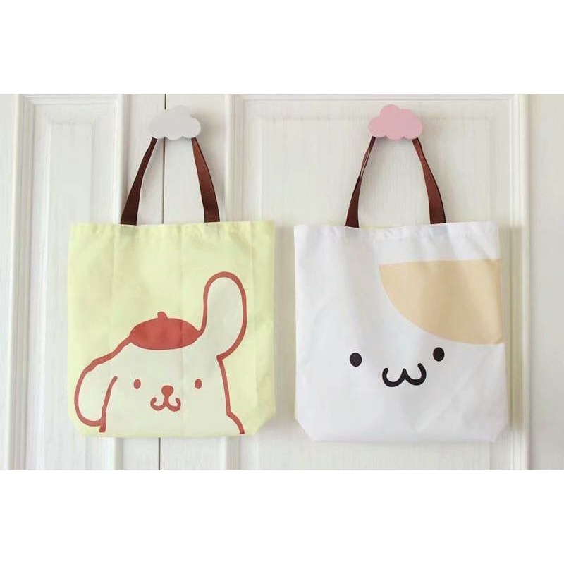 TAS BELANJA MELODY CINNAMOROLL POMPOMPURIN HELLO KITTY BADZTEMARU SHOPPING BAG KANTONG SAN