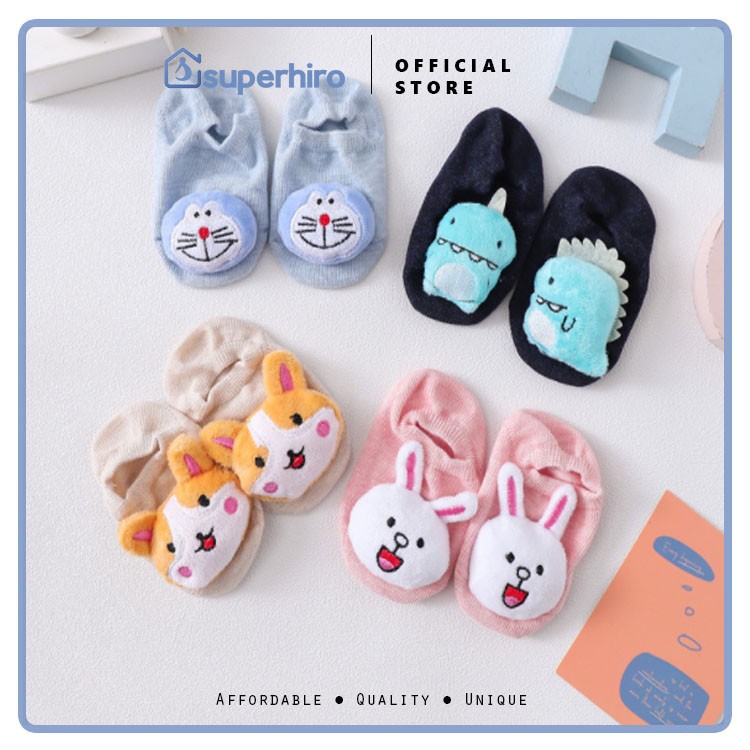 Kaos Kaki Bayi Baby Socks 3D Boneka Anti Slip 0 -1 Year