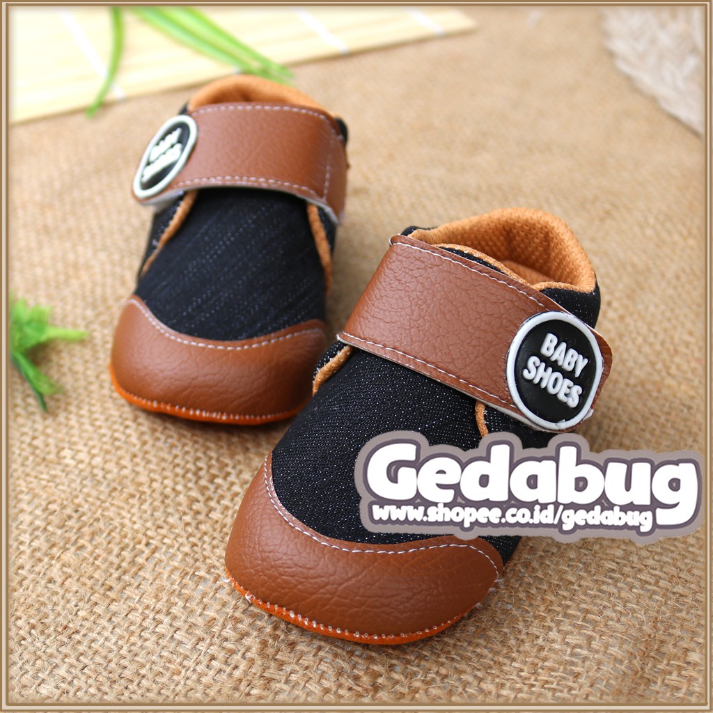 Sepatu Bayi Bjorr Prewalker Laki Laki umur 2 - 14 bulan Baby Walking Shoes - gedabug