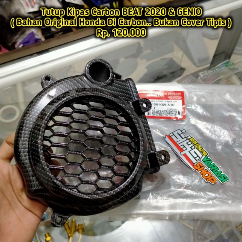 Cover Tutup Kipas Beat 2020 Genio Carbon