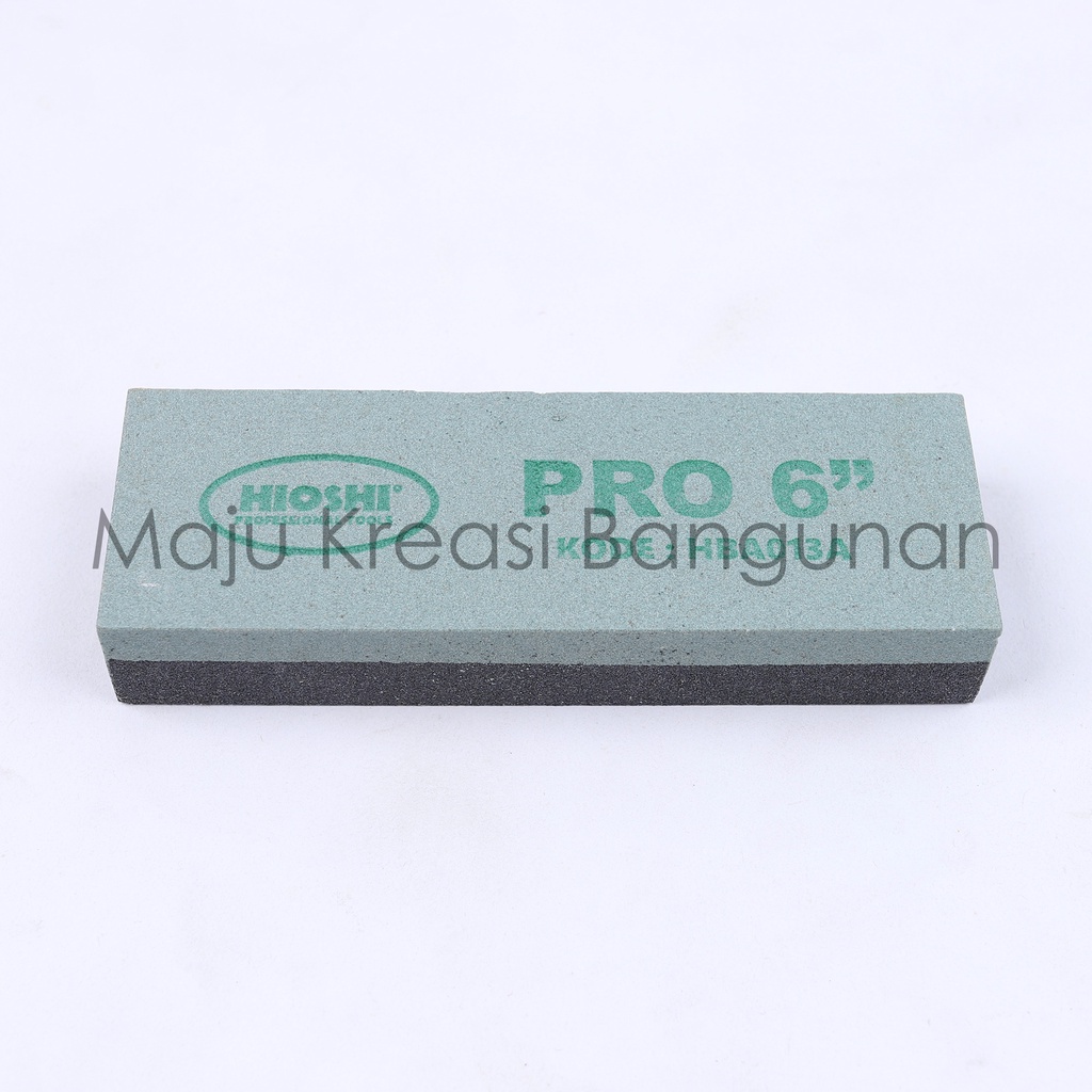 Batu Asah Hioshi Pro 6&quot; Inch Silicone Oxide Sharpening Stone Pengasah Pisau Asahan Baja Golok Gunting Parang YSK Nishio 6In In