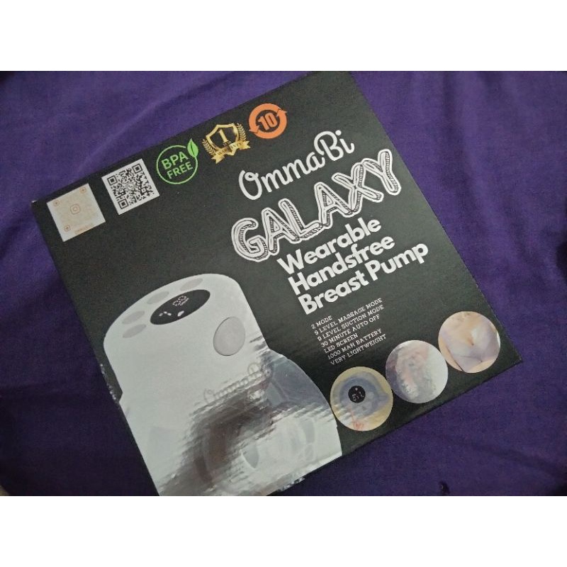 jual ommabi galaxy, pompa ommabi, handsfree breast pump