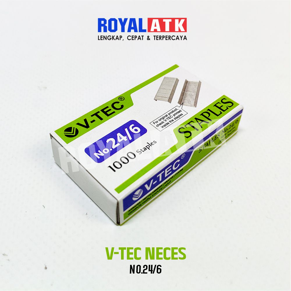 

Isi Staples / Isi Stapler Neces NO.24/6 MERK V-TEC