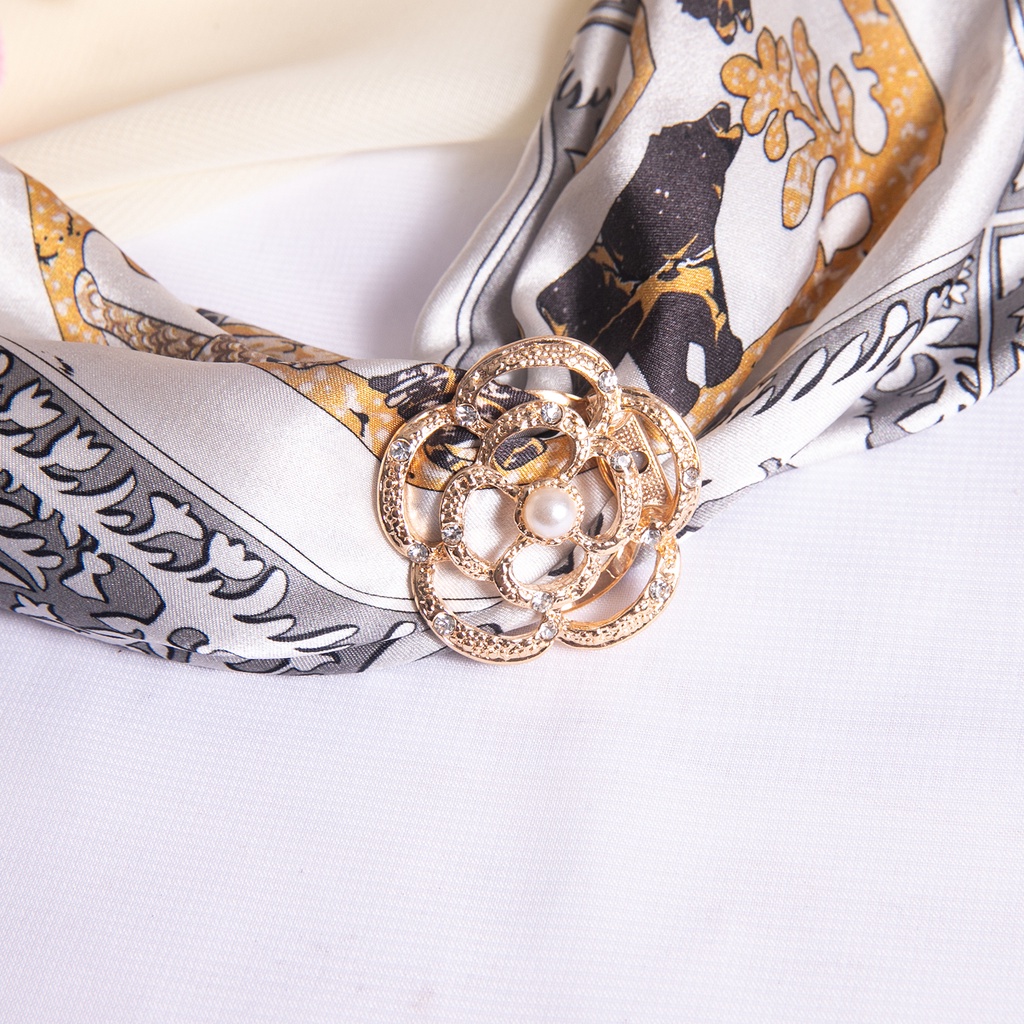 Bros Klip Cincin Gesper Syal Tudung Gaya Korea