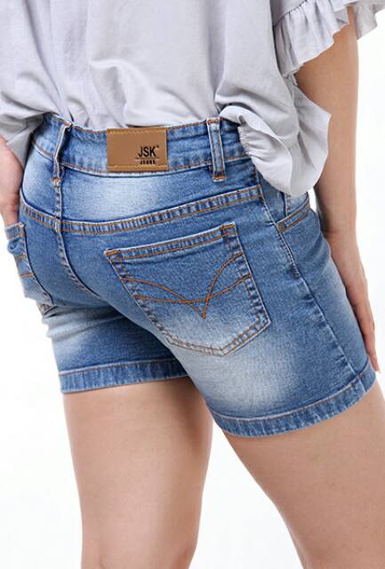 Celana Pendek Wanita Jeans Melar JSK 6062\ud83d\udd3aHotpants Jeans Stretch Cewek/Trendy/Gaul/Santai/Elegan