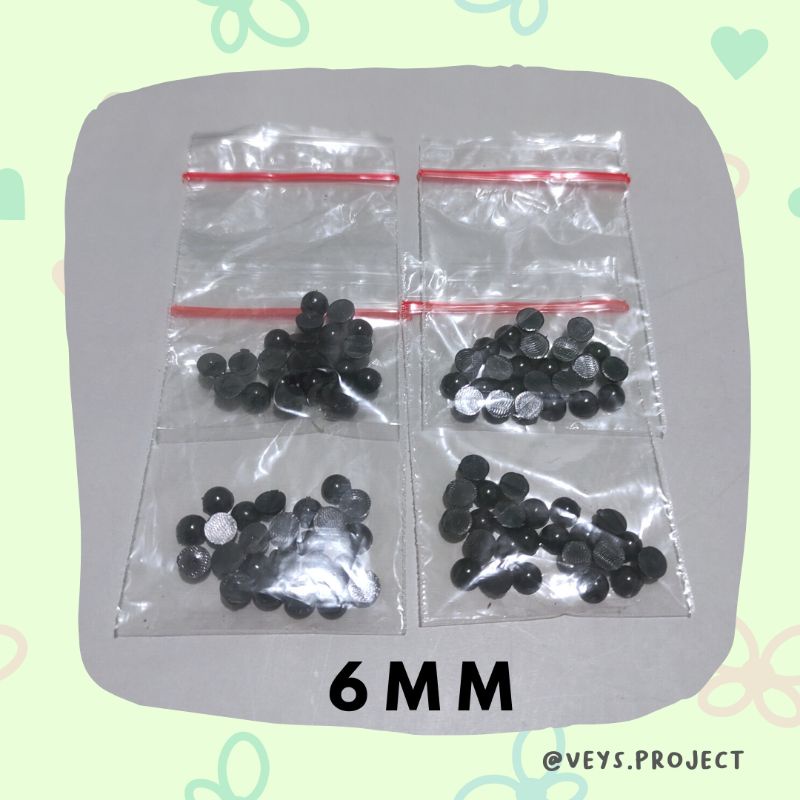 Mata Boneka Tempel / Mata Amigurumi Tempel per 30 pasang.