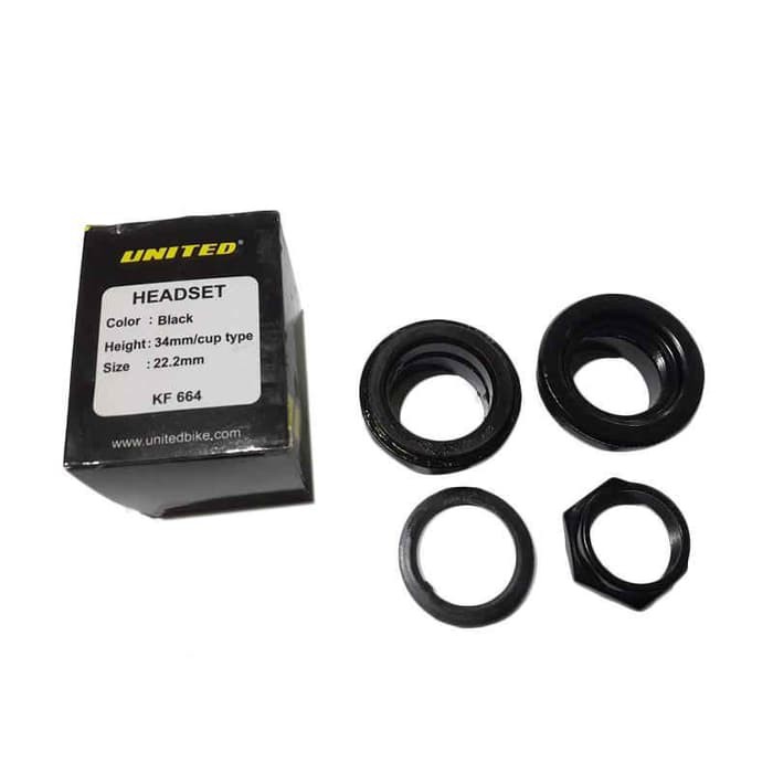 Comp Fork UNITED KF664 Headset Sepeda  22 2 Mm