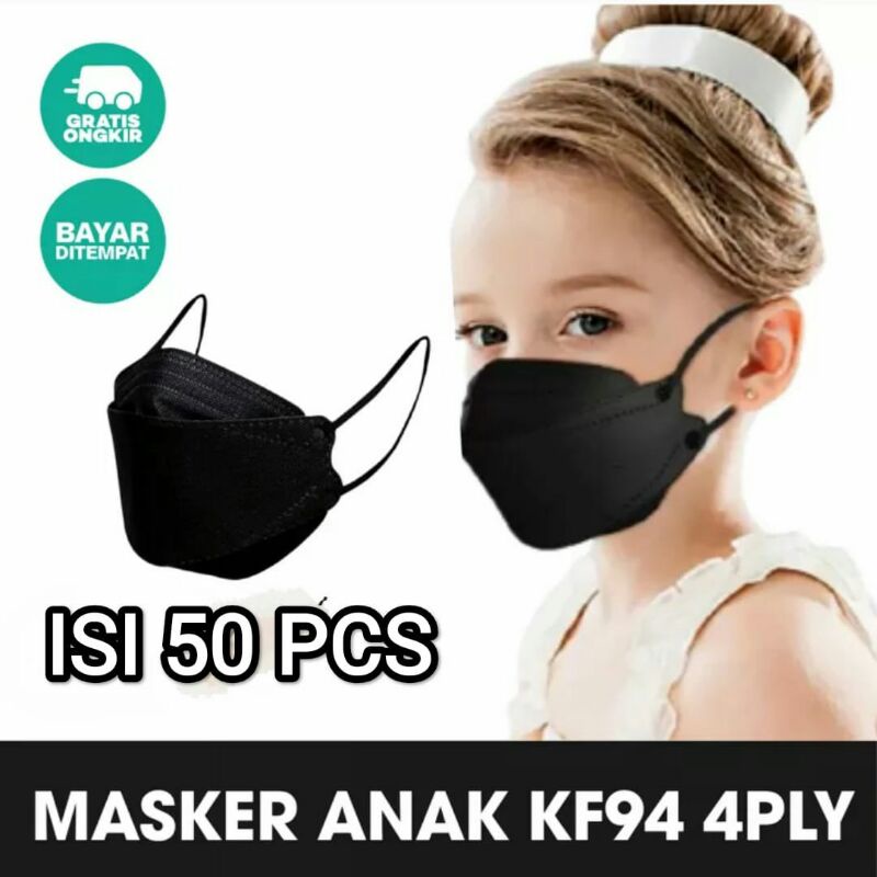 Masker Anak Kf94 isi 50 pcs 4ply Semarang