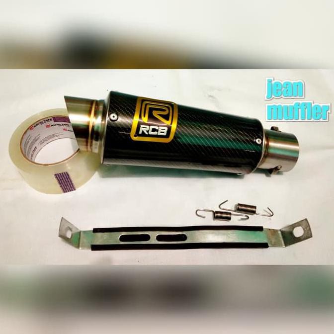 KNALPOT RACING RCB CARBON ALL TYPE MOTOR.SELENCER ONLY Promo