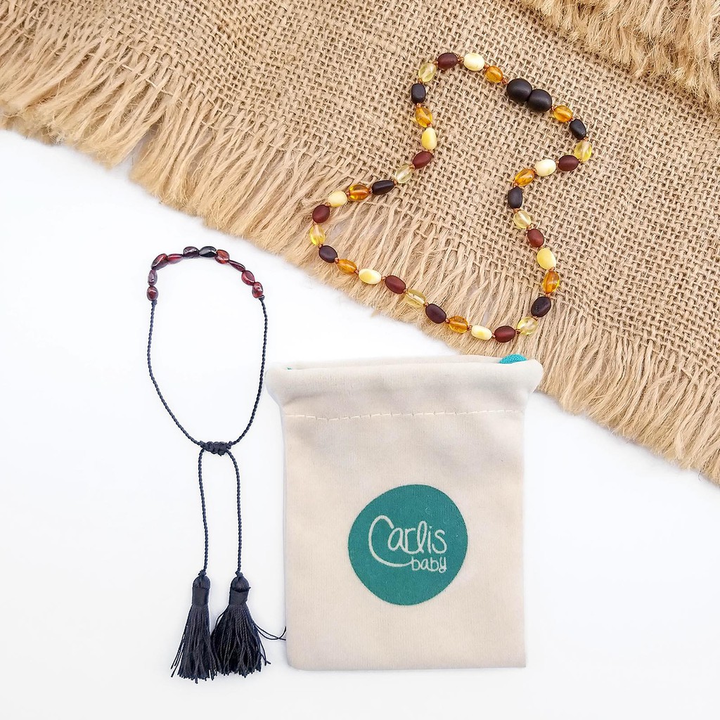 CE169 Kalung Amber Tumbuh Gigi Bayi By Carlis Baby