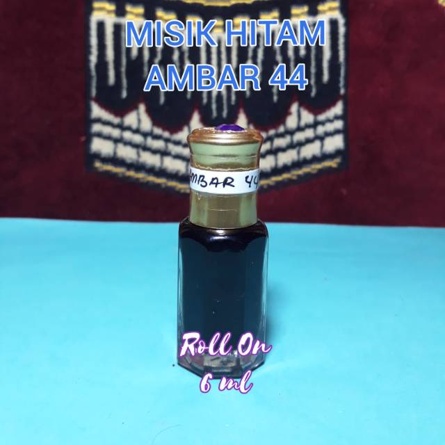 MISIK HITAM - Ambar 44 Minyak Wangi Kemasan Botol Roll On