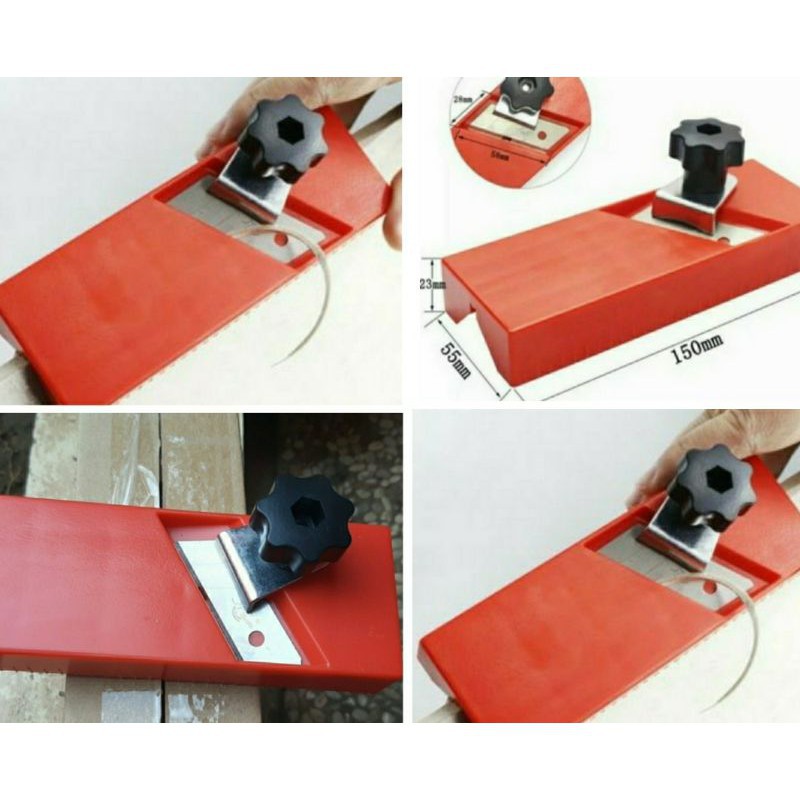 TERLARIS Edge trimmer manual perapih HPL - Manual Edge Trimmer Router Alat Potong Edging HPL softwood PVC Vinyl serut tepi kayu manual