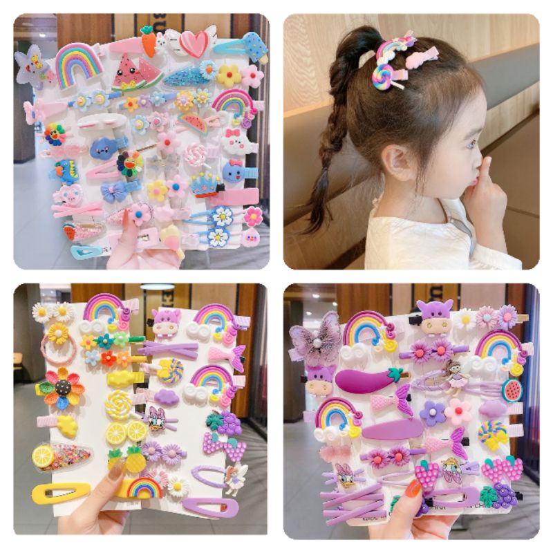 JEPIT RAMBUT KOREA ANAK 14 PCS JEPIT RAMBUT KOREA ANAK