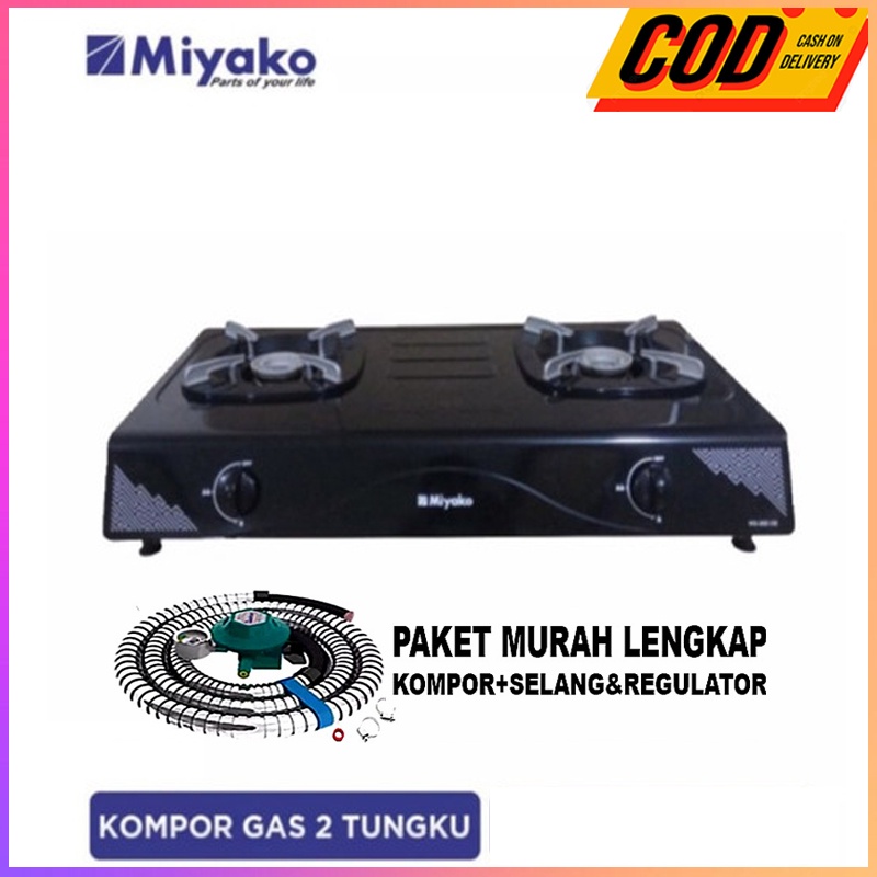 Kompor Gas 2 Tungku Miyako KG 202 CE / kompor gas 2 tungku murah promo cuci gudang / Kompor 2 Tungku