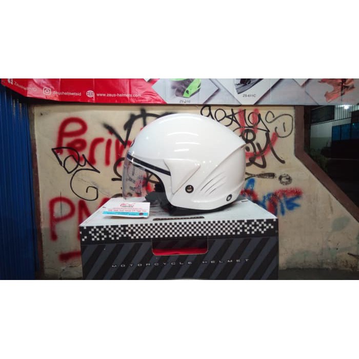 KYT COUGAR RETRO WHITE