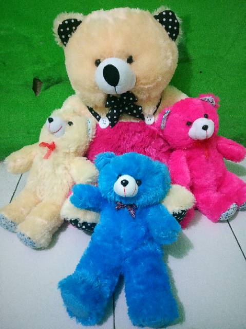 Boneka teddy bear jojon XL beranak 3