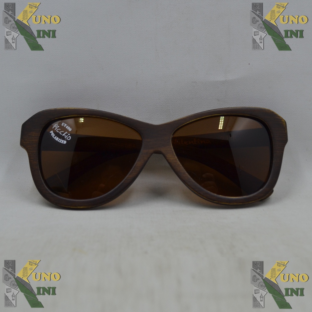 KACAMATA BINGKAI KAYU UV400 POLARIZED - PICCHIO SUNGLASSES, Italy