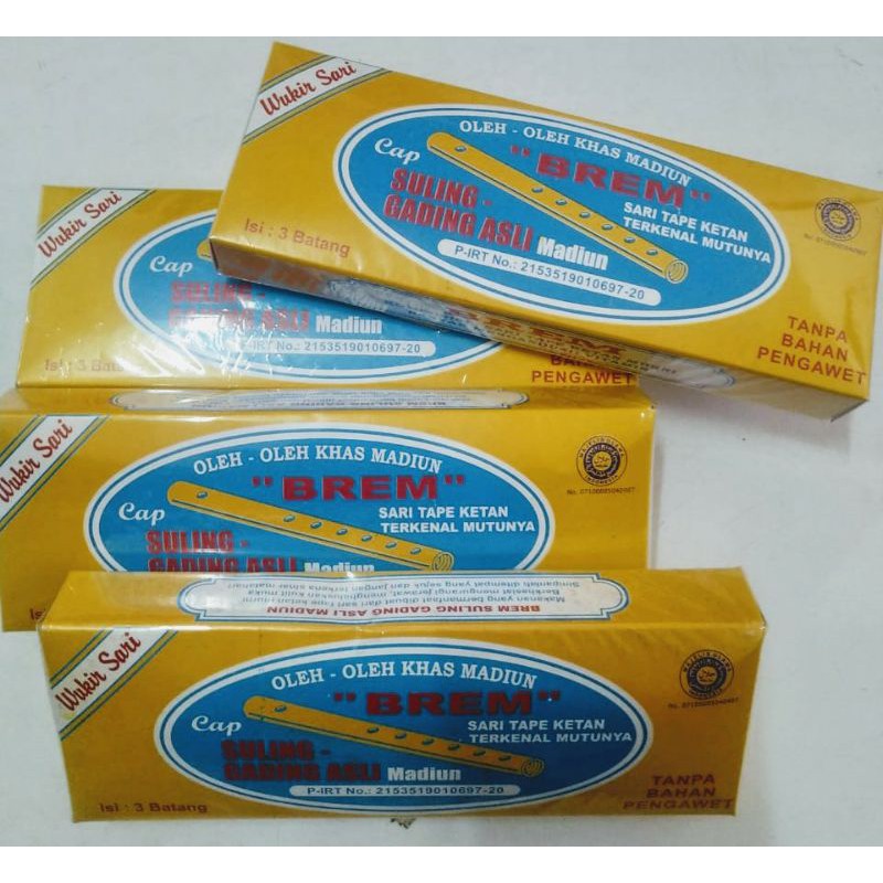 

Brem Oleh-oleh Cap Suling Gading