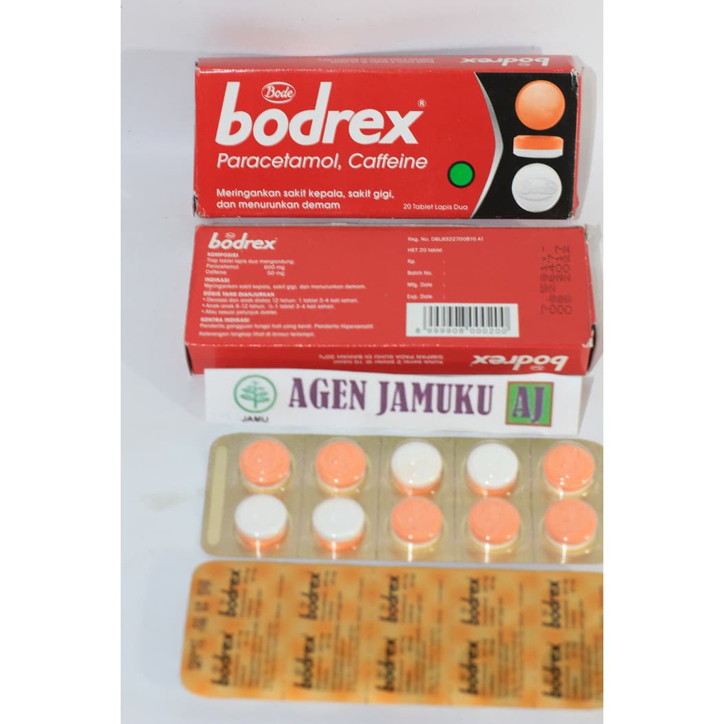 BODREX TABLET OBAT  SAKIT  KEPALA  Shopee Indonesia