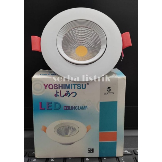 Lampu downlight LED COB 5W SPOTLIGHT SPOT COB 2,5 INCH 1 MATA