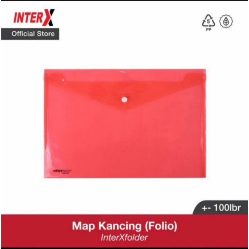 

Inter X map kancing folio F4 isi (12pcs)