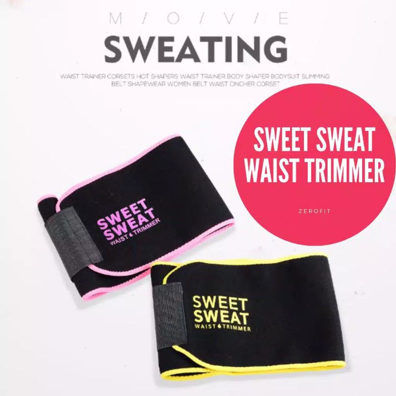 SWEET SWEAT TRIMMER BELT SLIM WAIST CORSET PEMBAKAR LEMAK PERUT