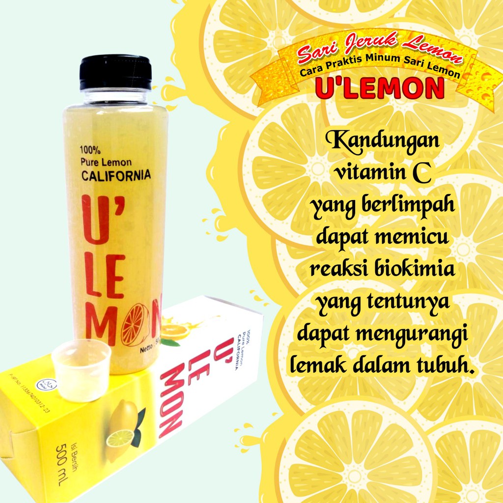 

Jual Obat U LEMON Lemon Import California Vitamin C Herbal