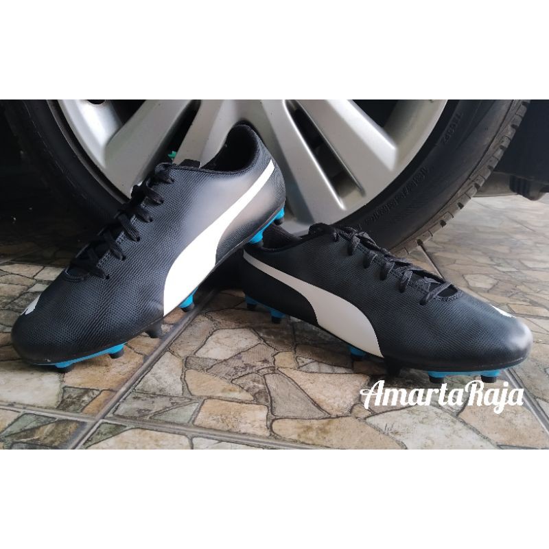 Sepatu Sepakbola Bola Puma Rapido FG Original Hitam 44