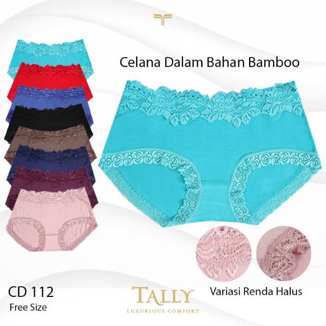 TALLY 112 CD S-L CELANA DALAM WANITA DEWASA KATUN SERAT BAMBOO