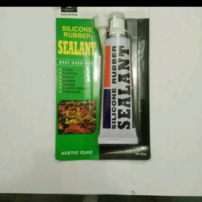 Sealant Putih Kaca Aquarium lem silikon
