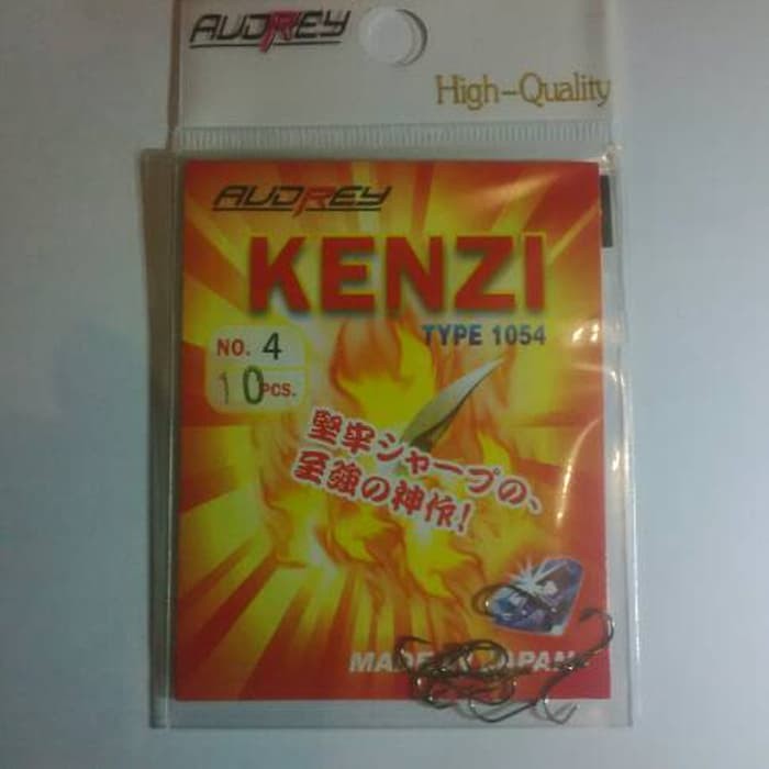 Kail Pancing No. 4 100% Carbon Audrey Kenzi Type 1054 Hook Japan