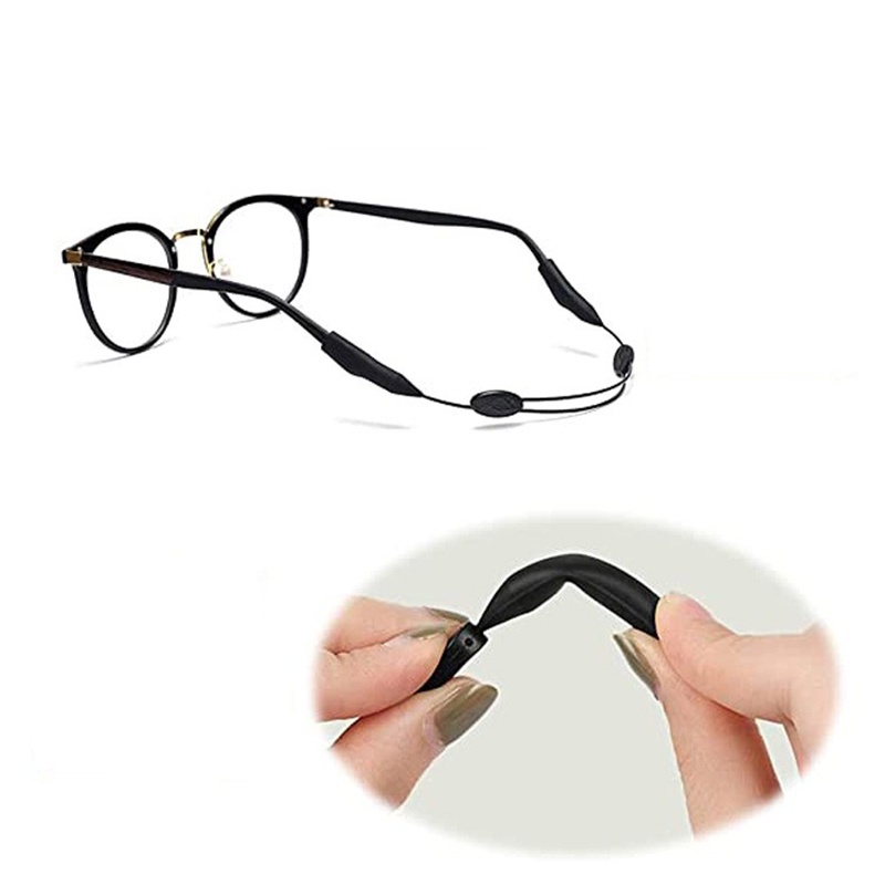 1pc Tali Lanyard Kacamata Magnetik Adjustable Bahan Silikon Anti slip Untuk Travel