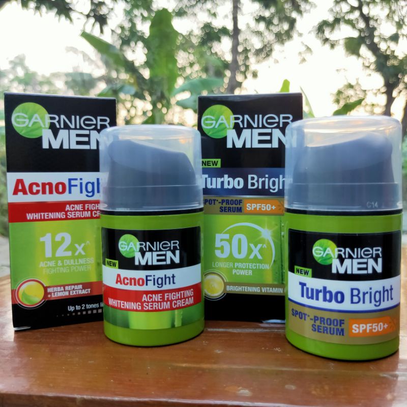 GARNIER SERUM MEN GARNIER MEN ACNO FIGHT MEN ACNE FIGHTING BRIGTENING SERUM 40ml / SERUM MEN GARNIER