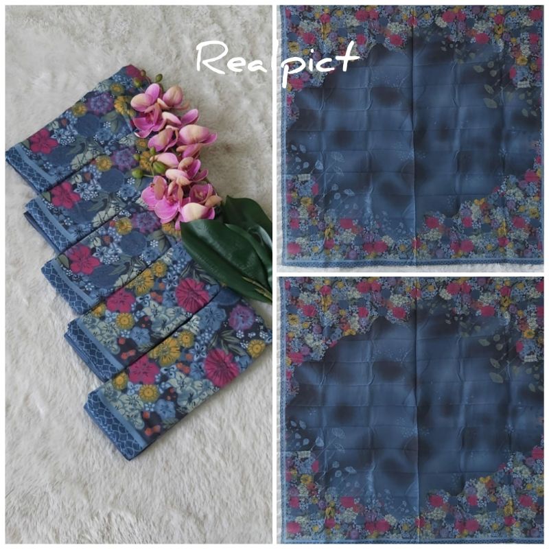 (COD)Kerudung Segiempat Voal Jilbab Denai Hijab Voal Motif Premium Segiempat Voal Motif-Voal Motif F