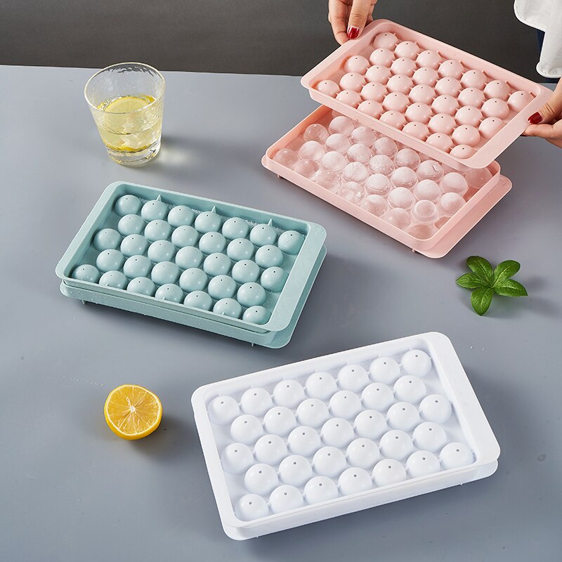 Cetakan Es Batu Bulat 33 Round Ice Cube Tray