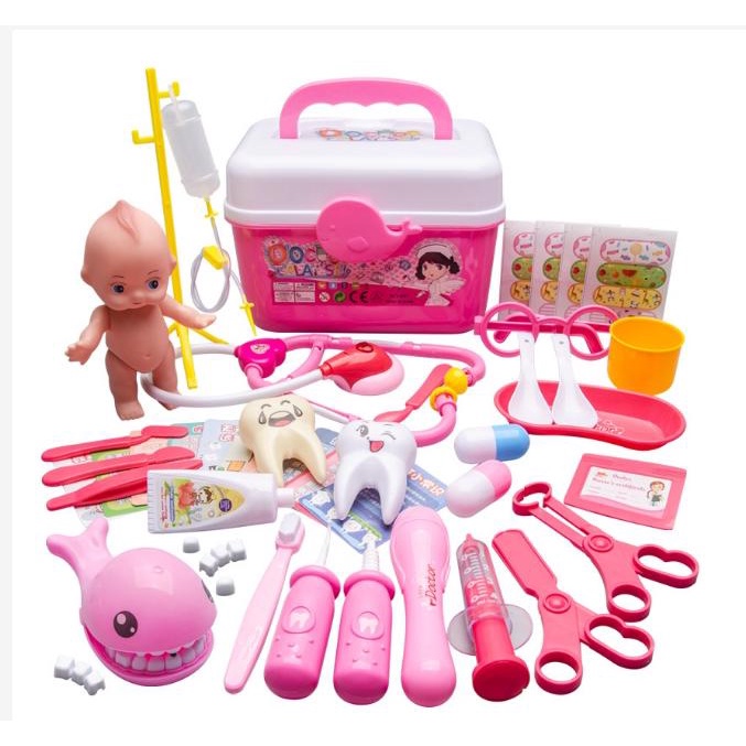 Girl Pretend Play Make up Toys Set mainan make up anak dengan fungsi asli - kado anak cewek