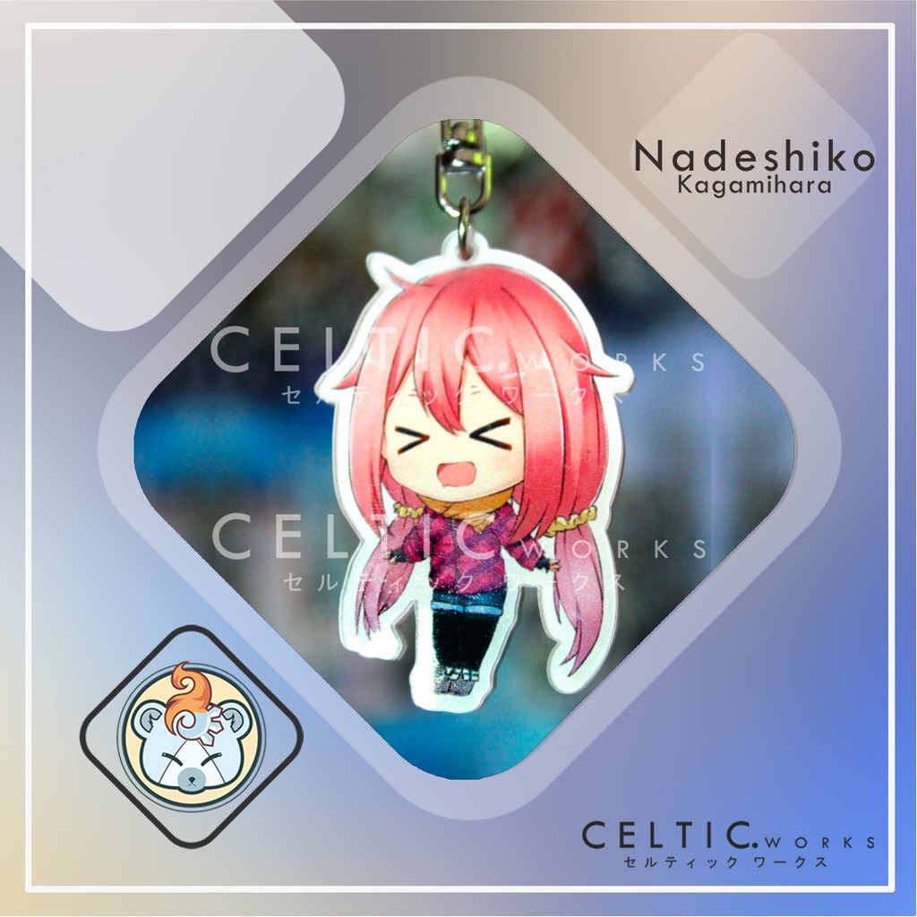 Gantungan Kunci Akrilik Anime Yuru Camp Fanart Celtic Works