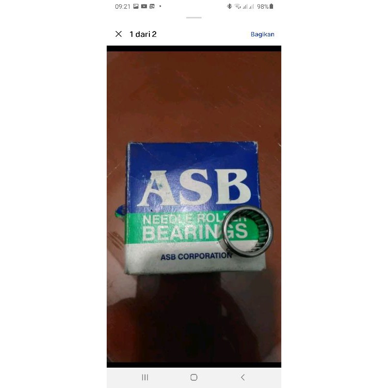 Bearing Needle HK 2216 ASB