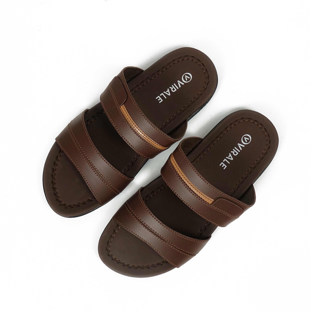 Sandal Kasual Pria Dewasa Model Selop Distro Harga Murah VINCI 11